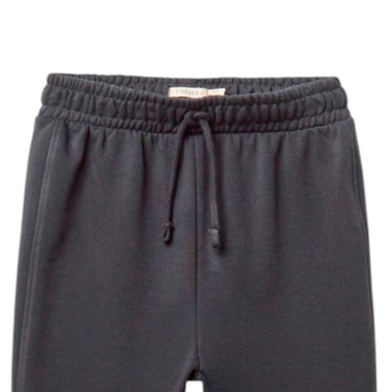 Jogger gris sólido para niño-1756833309171
