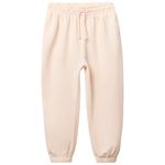 Jogger beige sólido para niño-1756833347604