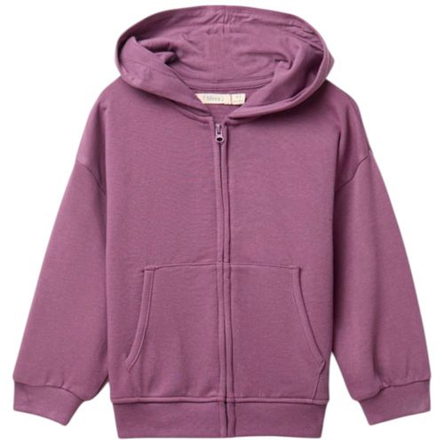 Sudadera morada sólido para niña