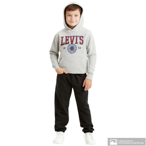 Suéter gris con estampado para niño