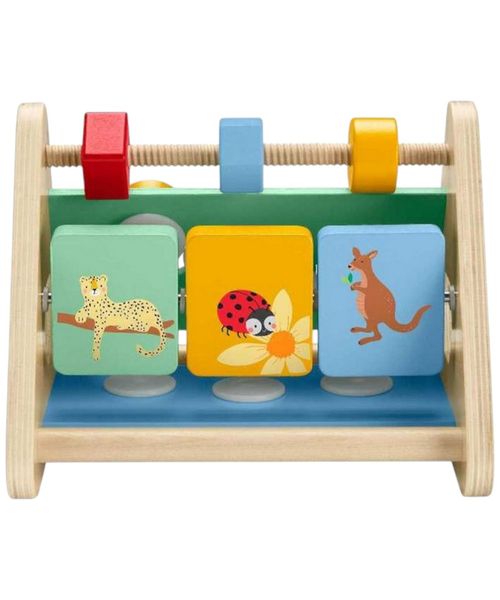 Fisher-price juguete triángulo de actividades de madera
