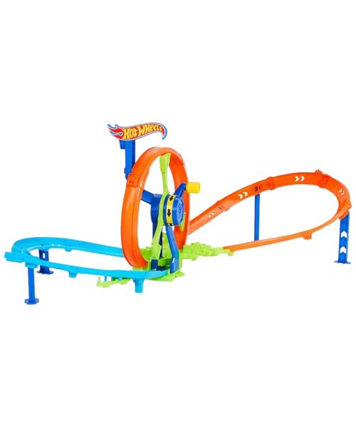 Hot wheels action pista de juguete desafío turbina de acción