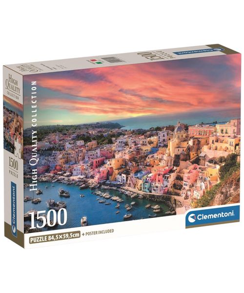 Clementoni rompecabezas 1500 Hqc isla pintoresca procida