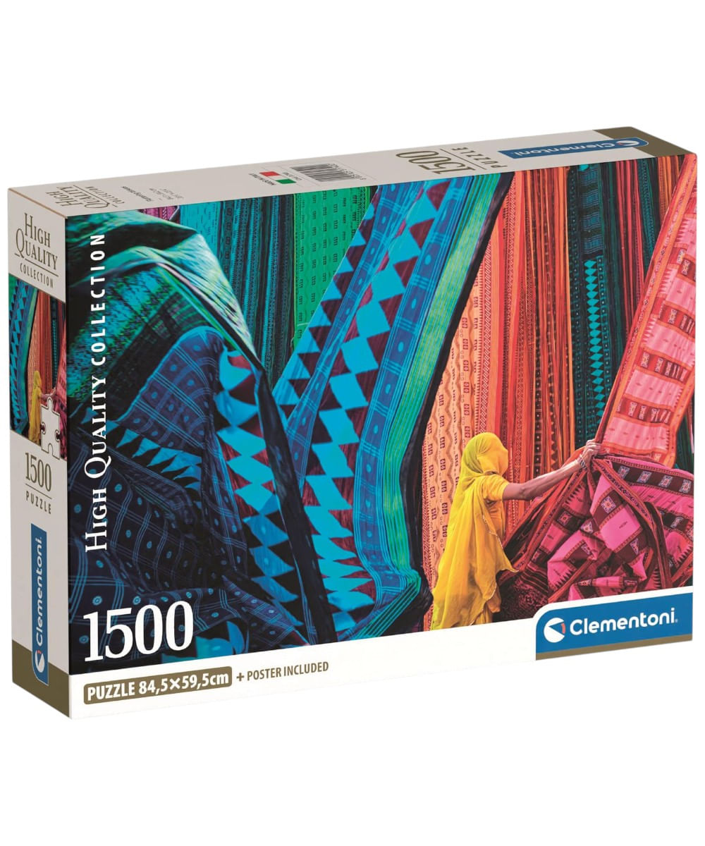 Clementoni - Puzle de 1500 Piezas para Adultos y niños, Serie Especial, Tema Harry Potter, con póster Incluido, Caja compacta, Idea de Regalo para Hombre y Mujer, Fabricado en Italia, 84,5 x