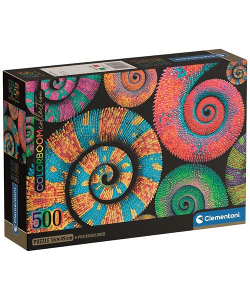 Clementoni rompecabezas 500 Hqc colorboom curly tails