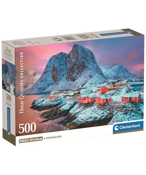 Clementoni rompecabezas 500 Hqc Hamnoy Village