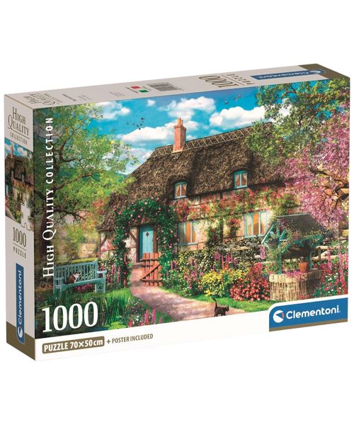 Clementoni rompecabezas 1000 Hqc la antigua cabaña