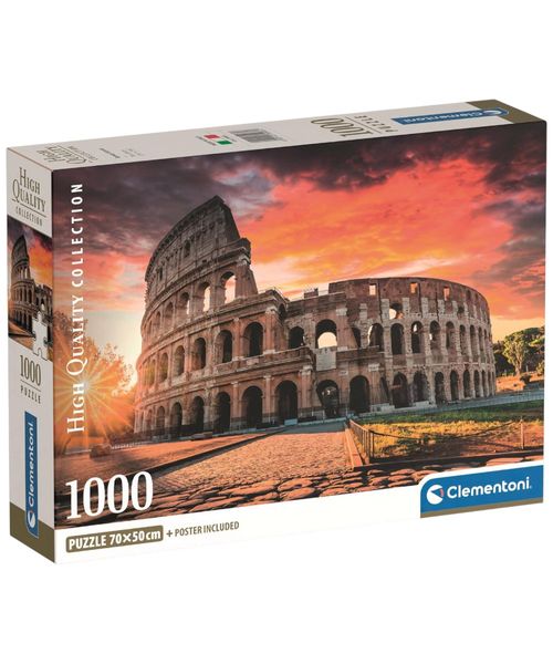 Clementoni rompecabezas 1000 Hqc puesta de sol romana