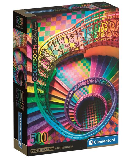 Clementoni rompecabezas 500 Hqc colorboom escaleras