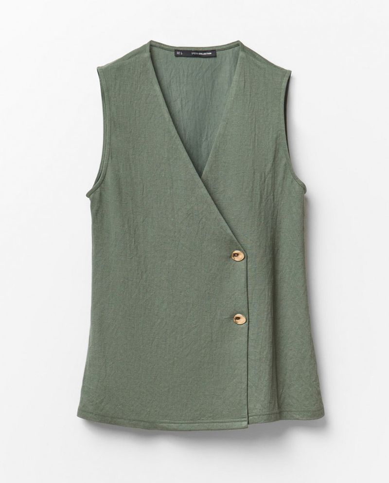 104994815-Chaleco-Sfera-verde-para-mujer