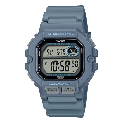 Reloj Casio digital de resina color azul para hombre