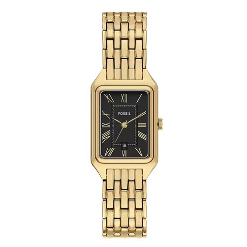 Reloj Fossil análogo Raquel de acero inoxidable dorado para mujer