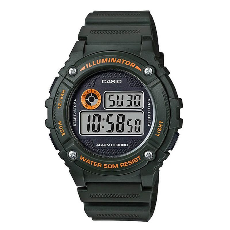 Reloj Casio digital de resina verde para hombre - Siman Costa Rica