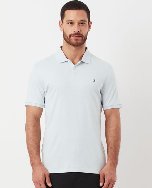 Camisa polo Penguin regular fit celeste claro para hombre