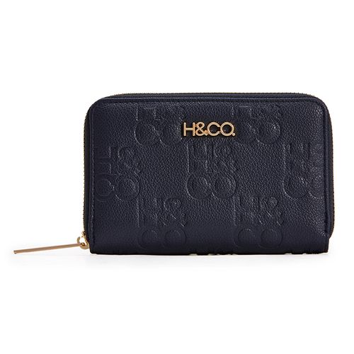 Billetera H&Co color azul para mujer