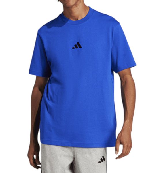 Camiseta deportiva Adidas sportswear azul estampada para hombre