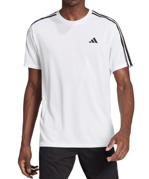 Camiseta deportiva Adidas Train Essentials blanca para hombre