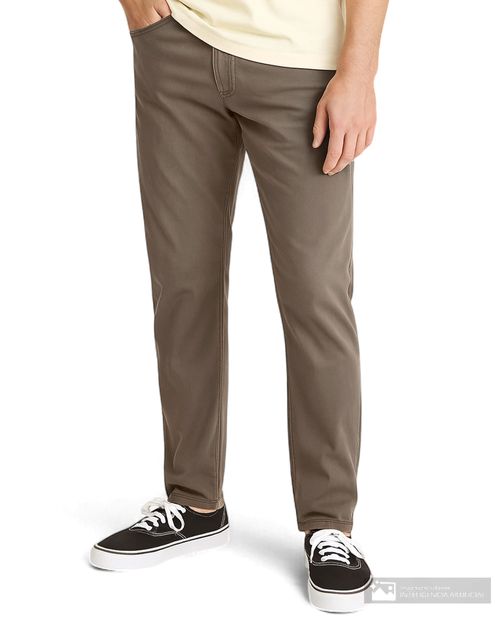Pantalón jeans cut Dockers slim fit café sólido para hombre