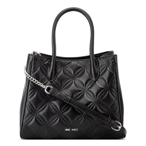 Cartera satchel Nine West color negro para mujer