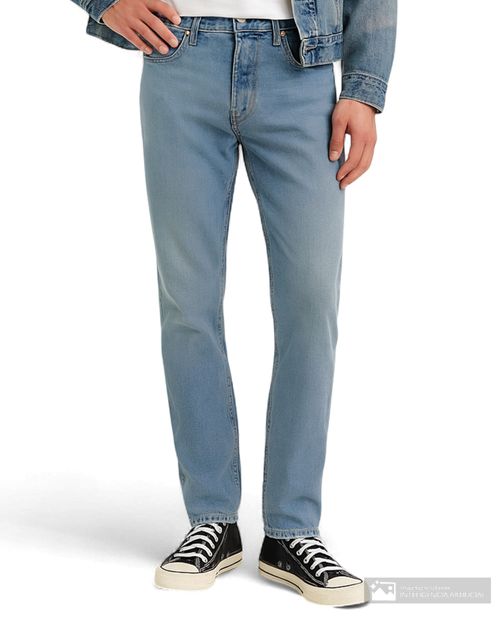 Jeans Levi's 511 slim fit azul denim lavado para hombre