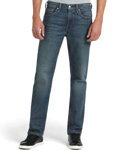 Jeans Levi's 514 straight fit azul denim lavado para hombre