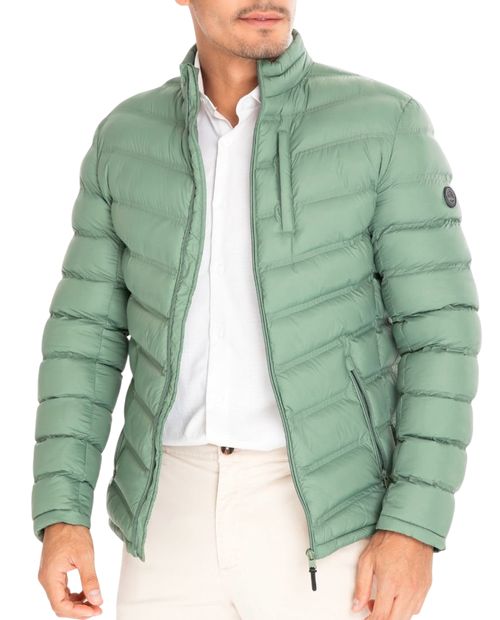 Chaqueta Oscar de la Renta verde menta acolchada para hombre