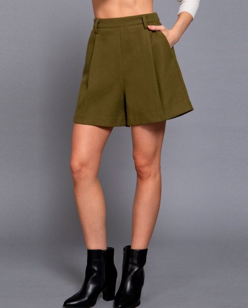 Short Active Basic casual de cintura alta para mujer