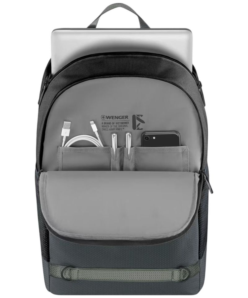 Mochila Tyon Victorinox negra para laptop - Siman Costa Rica