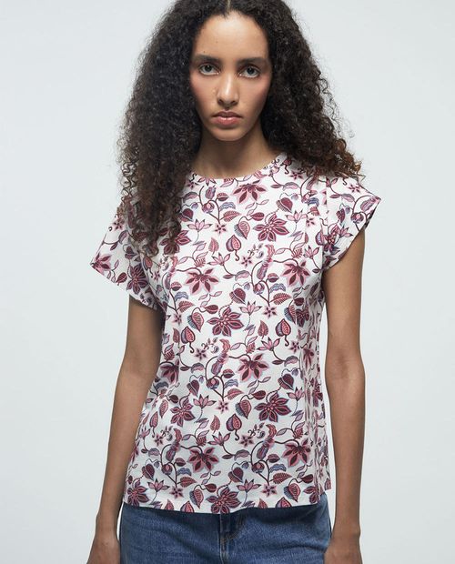 Camiseta Sfera estampada de mangas cortas para mujer