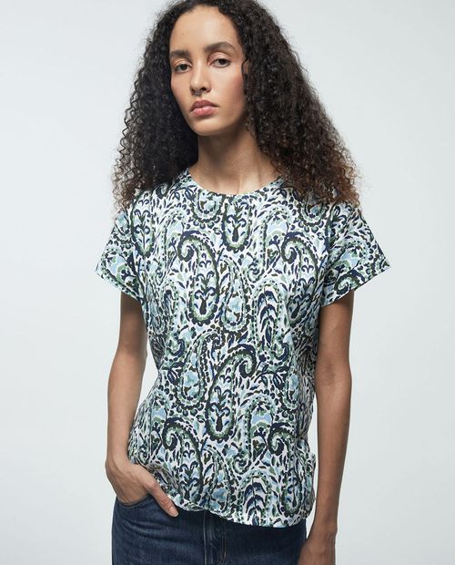 Camiseta Sfera estampada de mangas cortas para mujer