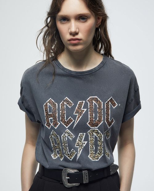 Camiseta Sfera estampada manga corta para mujer