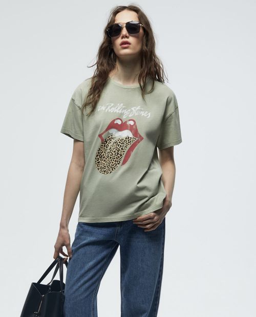 Camiseta Sfera estampada manga corta para mujer