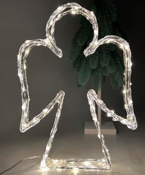 Figura de luz  con forma de ángel 15 x 4.5 x 22.5 cm