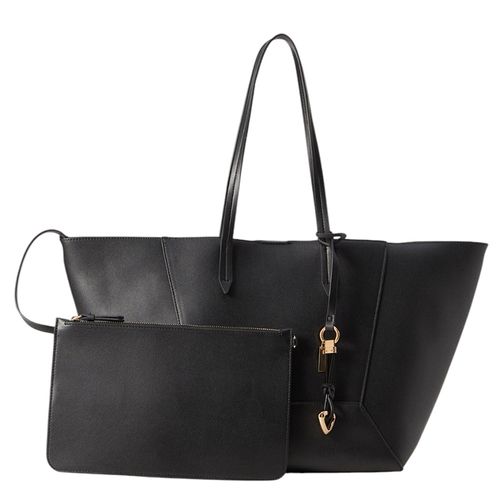 Cartera tote Aldo Salubris color negro para mujer