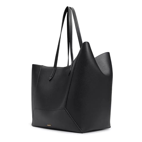 Cartera tote Aldo Salubris color negro para mujer
