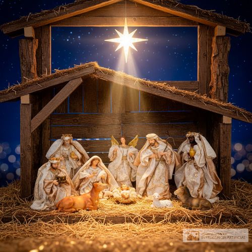 Set de nacimiento 10 piezas 12.5 x 11 x 25 cm