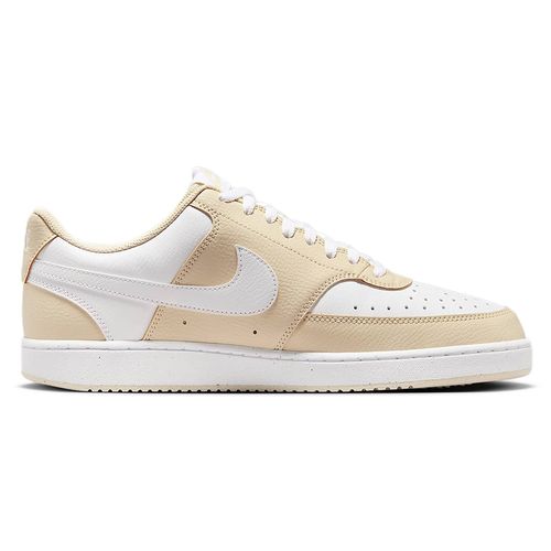 Zapato Nike Court Vision Low deportivo casual beige/blanco para hombre