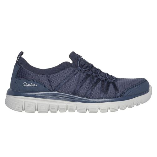 Zapato casual Skechers color azul para mujer