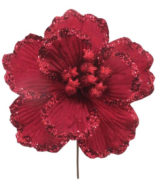 Gloria burgundy con glitter 16 cm x 20 cm