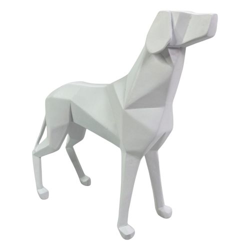 Figura perro origami de poliresina 20.5x6 cm