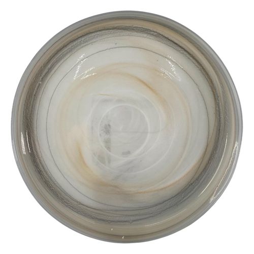 Bandeja de vidrio con diseño marmoleado 34.5x4 cm