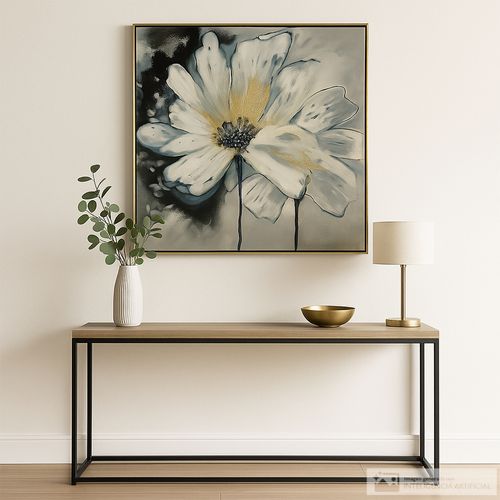 Cuadro decorativo floral 4.3x102.6x102.6 cm