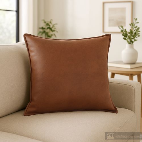 Cojín cuadrado decorativo de poliéster con textura 45x45 cm