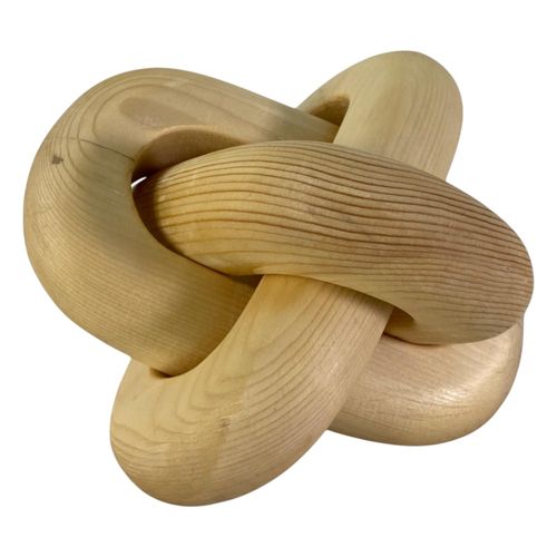 Nudo decorativo de madera 15x12 cm