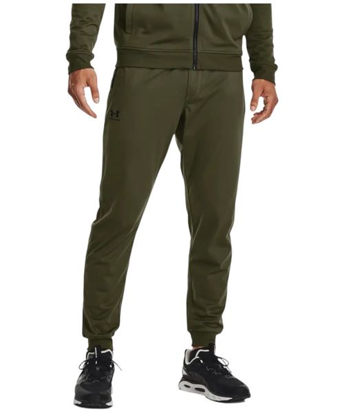 Pantalon jogger deportivo Under Armour verde olivo sólido para hombre