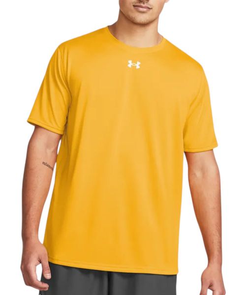 Camiseta deportiva Under Armour amarilla sólida para hombre