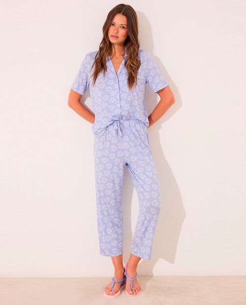 Pijama con pantalón Women Secret estampada para mujer