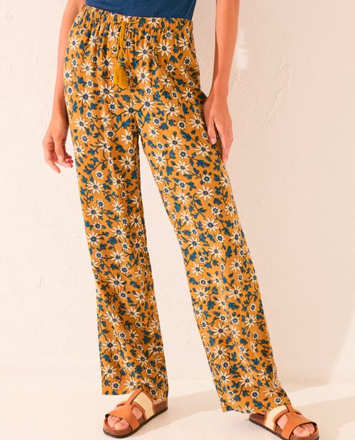 Pantalón de pijama Women Secret estampado de cintura alta para mujer