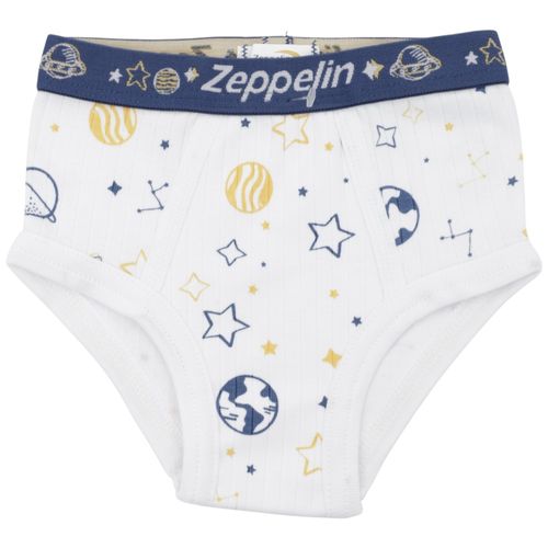 Calzoncillo multicolor estampado de planetas para niño