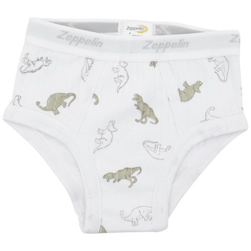 Calzoncillo estampado de dinosaurios verdes para niño